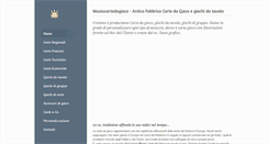 Desktop Screenshot of muoiocartedagioco.com